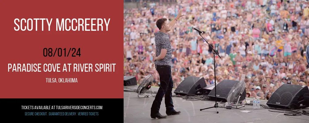 Scotty McCreery at Paradise Cove At River Spirit